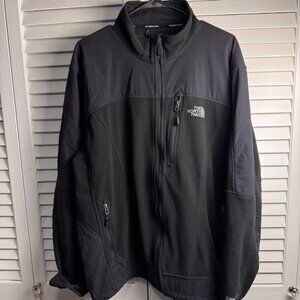 The North Face Mens XL Black Wind-stopper Fleece zip Jacket gorpcore athletic